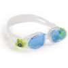 AquaSphere Moby Kid Goggle Blue Lens Clear Lime Buckles