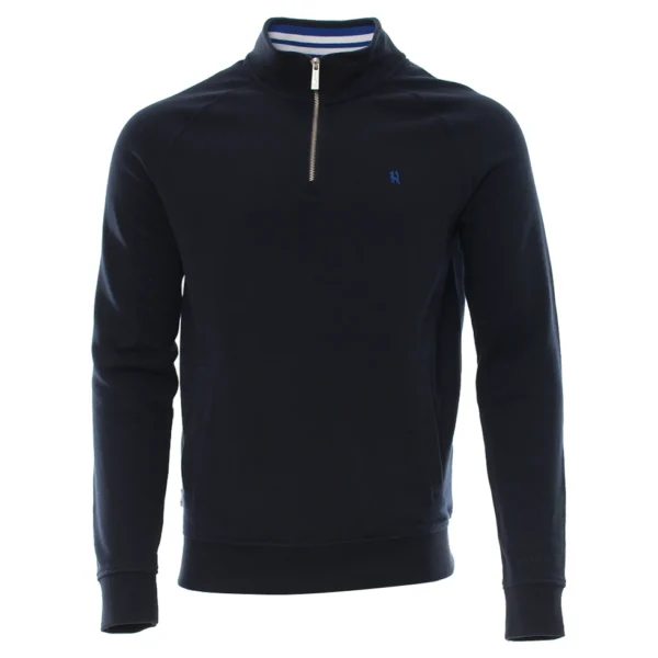 Coyle Half Zip Navy front